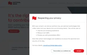 Useless RISK — NBC Is Now Using Adobe Analytics on Its Banking Site